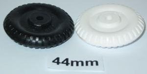 44mm (1 3/4") plastic old style wheel