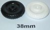 38mm (1 1/2") plastic old style wheel