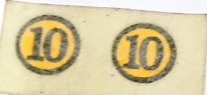 Racing Numbers Transfers Pair